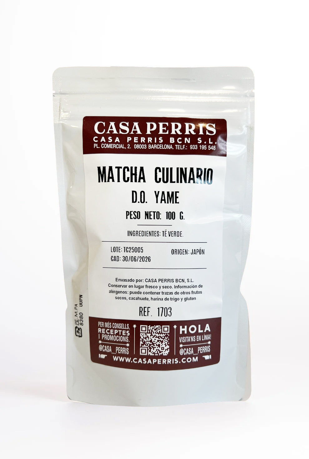 Té Matcha Culinario D.O. Yame 100g